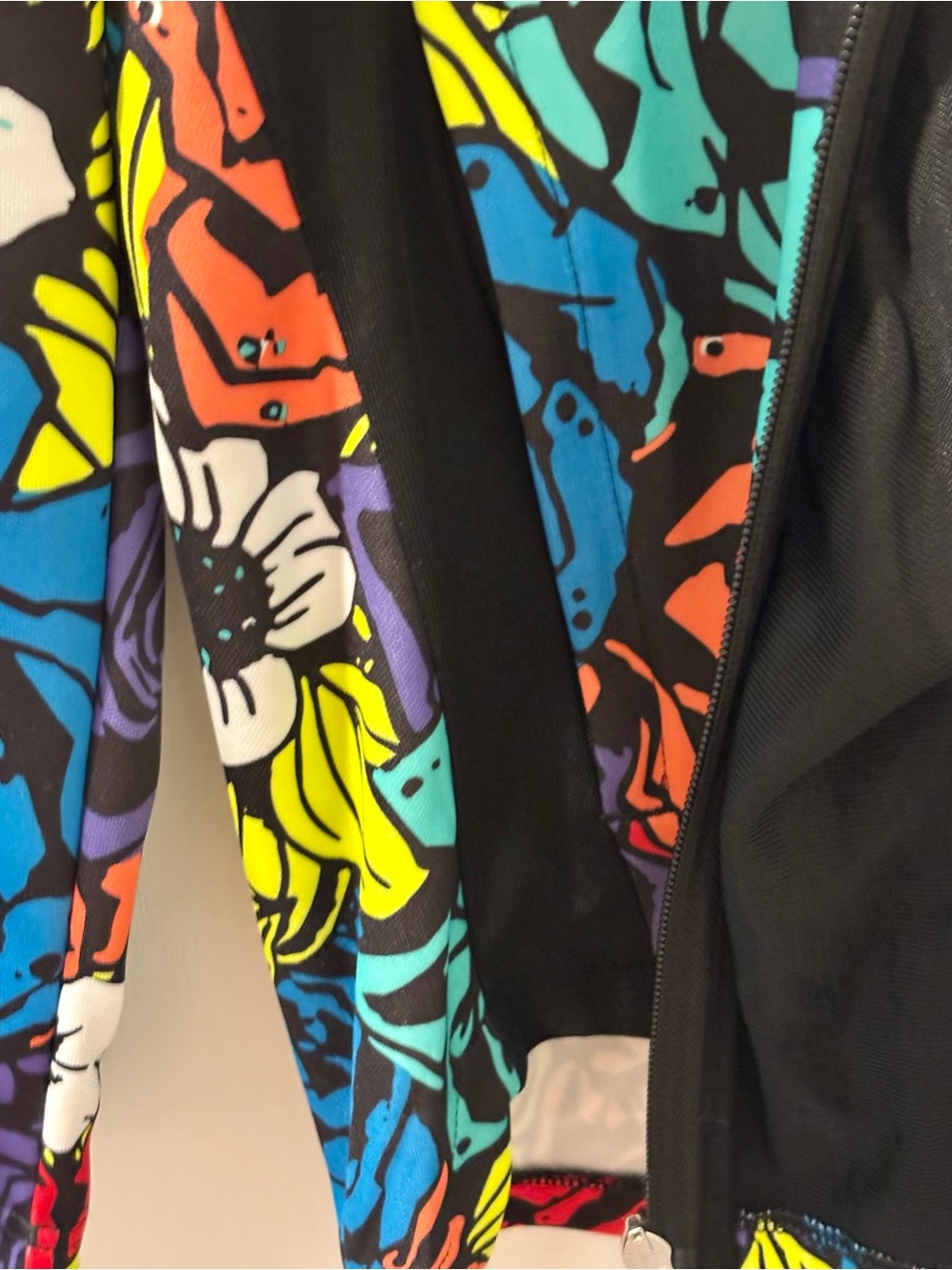 Adidas Multicolor Floral full zip Jacket. EUC - Picture 11 of 13